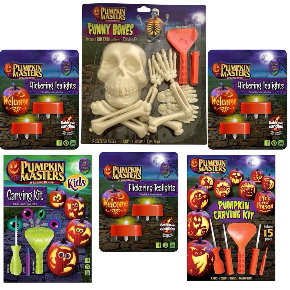 Pumpkin Masters All-in-one Pumpkin Carving Kit Bundle